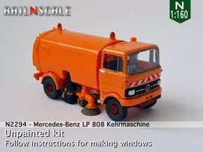 Mercedes-Benz LP 808 Kehrmaschine (N 1:160) in Tan Fine Detail Plastic