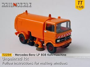 Mercedes-Benz LP 808 Kehrmaschine (TT 1:120) in Tan Fine Detail Plastic