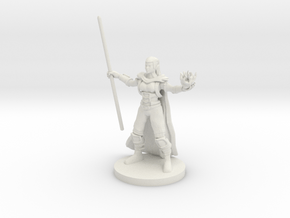 Half Elf Warlock 2 in White Premium Versatile Plastic