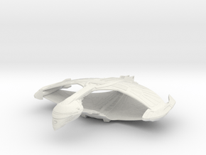Romulan Verdor WarBird Class  BattleCruiser in White Natural Versatile Plastic