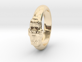 Love Ring in 14k Gold Plated Brass: 5 / 49