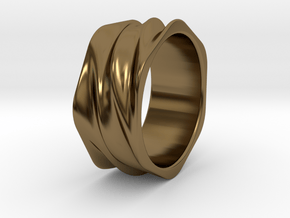 Tidal Ring in Polished Bronze: 6 / 51.5