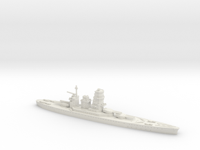 IJN Fujimoto 1/1800 (Fujimoto's Treaty Battleship) in White Premium Versatile Plastic
