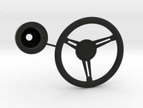 Steering Wheel Wellcraft SC38 in Black Premium Versatile Plastic: 1:10