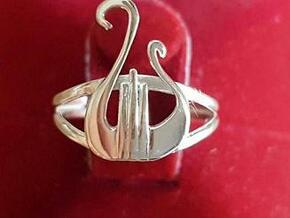 ALPHA CHI OMEGA RING in Polished Silver: 6.5 / 52.75
