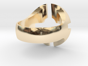 Team Fortress 2 Ring in 14k Gold Plated Brass: 6 / 51.5