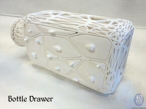 Bottle Drawer in White Natural Versatile Plastic