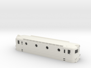 Swedish TGOJ electric locomotive type Bt - H0-scal in White Natural Versatile Plastic