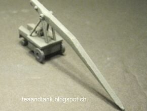 1/120 MIAG K5000 TT crane Wehrmacht in White Natural Versatile Plastic