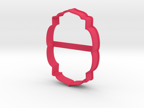 Plate 25 cookie cutter for professional in Pink Processed Versatile Plastic