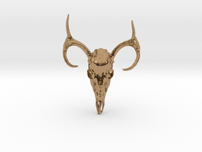 6-point Buck  in Polished Brass