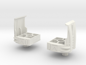 Uranos Thighs V4--THIGHS ONLY in White Natural Versatile Plastic