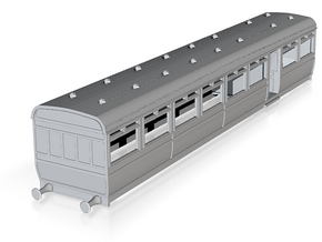 o-76-lswr-d25-trailer-coach-1 in Tan Fine Detail Plastic