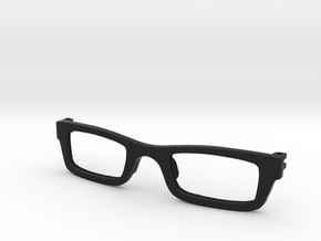 Frame for eyeglasses in Black Natural Versatile Plastic