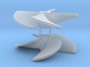 SHOALBUSTER 2609 propeller (2 pcs) in Tan Fine Detail Plastic
