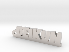 DEIKUN_keychain_Lucky in Platinum