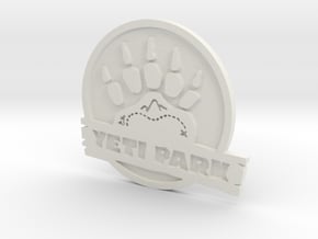 Team Fortress 2 Yeti Park Logo in White Natural Versatile Plastic
