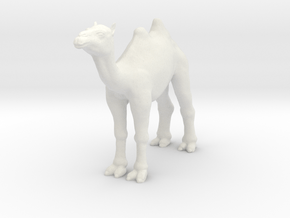 Printle Animal Camel - 1/76 in White Natural Versatile Plastic