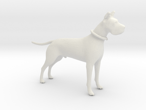 Printle Animal Danish Dog - 1/35 in White Natural Versatile Plastic
