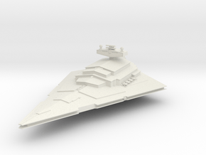 Star Destroyer  2.7" in White Natural Versatile Plastic