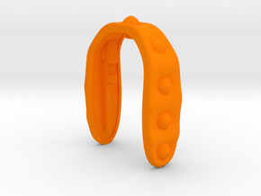 KEY FOB #49  in Orange Processed Versatile Plastic