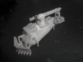 MG144-Aotrs20 Tomb Guardian Engineering Vehicle in White Natural Versatile Plastic