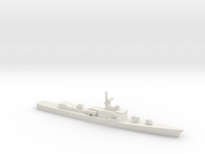 Garcia-class frigate, 1/1800 in White Natural Versatile Plastic