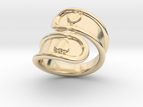 San Valentino Ring 14 -Italian Size 14 in 14K Yellow Gold