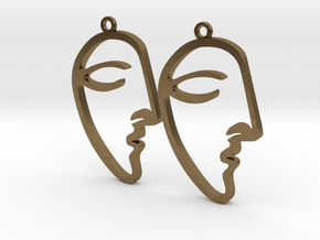Picasso's Le Rêve (The Dream) Earrings in Natural Bronze