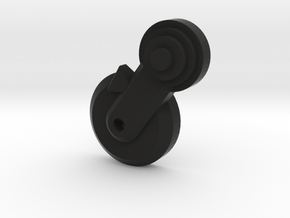 Thumbpin: Round base, Left-side - Tavor Safety in Black Premium Versatile Plastic