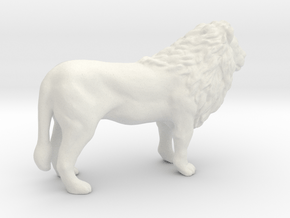 Printle Animal Lion - 1/43 in White Natural Versatile Plastic