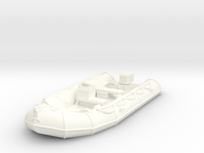Zodiac 01 with flat bottom. HO Scale (1:87). in White Processed Versatile Plastic