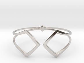 HIDDEN HEART Bracelet. Pure Elegance  in Platinum: Extra Small