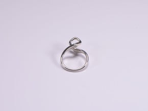 A-LINE Dancing D.03, US size 3.5, d=14,5mm in Polished Silver: 3.5 / 45.25