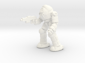 Ogre Battlesuit (Pose3) (Free Download) in White Processed Versatile Plastic