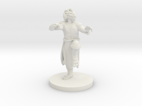 Dragonborn Male Monk in White Premium Versatile Plastic