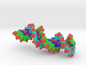 DNA Segment (3UGM) in Full Color Sandstone
