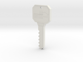 Big Brother Houseguest Key (Personalized Name!) in White Premium Versatile Plastic