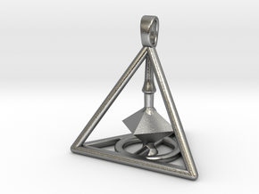 Harry Potter Deathly Hallows 3D Edition in Natural Silver