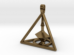 Harry Potter Deathly Hallows 3D Edition in Polished Bronze