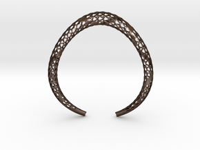 D-Strutura Choker, Medium Size. Strong, Bold, Exce in Polished Bronze Steel