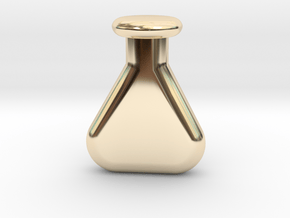 chemistry vial in 14K Yellow Gold
