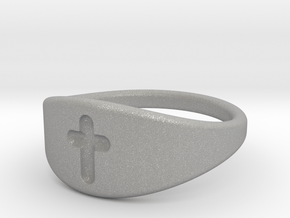 Cross ring A (US sizes 5.75 – 9.75) in Aluminum: 5.75 / 50.875