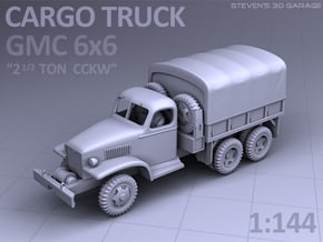 CARGO TRUCK - GMC CCKW 6x6 in Tan Fine Detail Plastic
