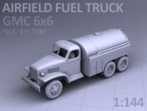 AIRFIELD FUEL TRUCK - GMC 6x6 in Tan Fine Detail Plastic