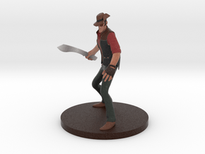 Team Fortress 2 ® Sniper figurine in Full Color Sandstone