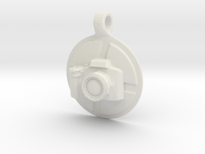 Camera Team Fortress - Pendant | Keychain in White Natural Versatile Plastic