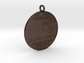 Elliott Smith - True love is a rose in Polished Bronze Steel