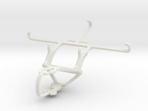 Controller mount for PS3 & Nokia 6 - Front in White Natural Versatile Plastic