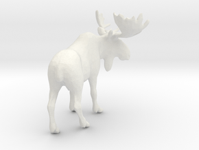 Printle Animal Moose - 1/64 in White Natural Versatile Plastic